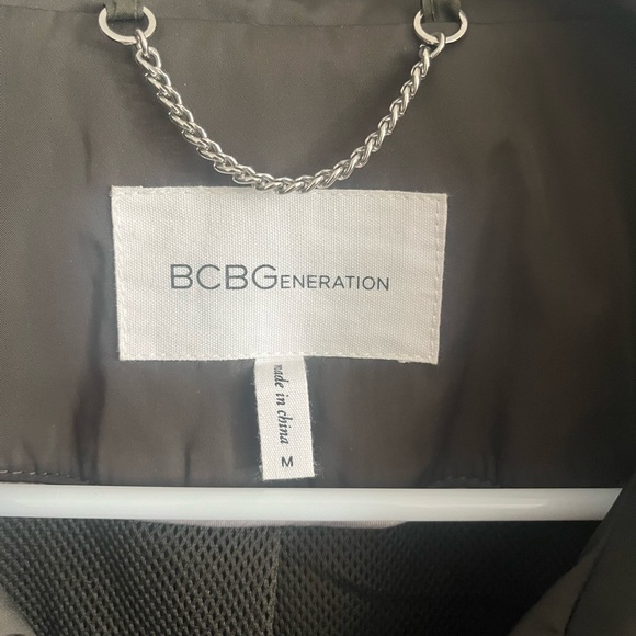 BCBGeneration Arm Olive Green Utility Jacket Size M - Picture 6 of 9